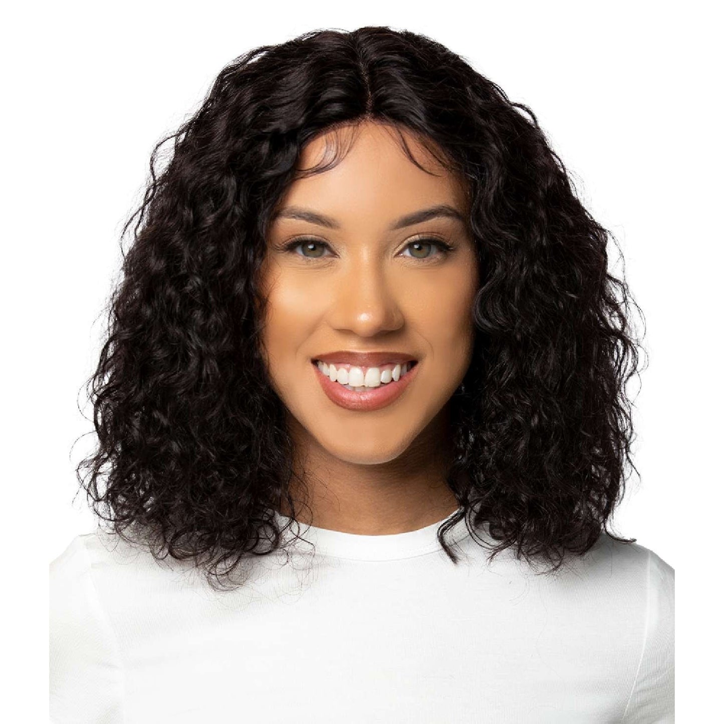 Bare Beauty - Human Hair Wig 360 Lace Beach Wave #Natural Color