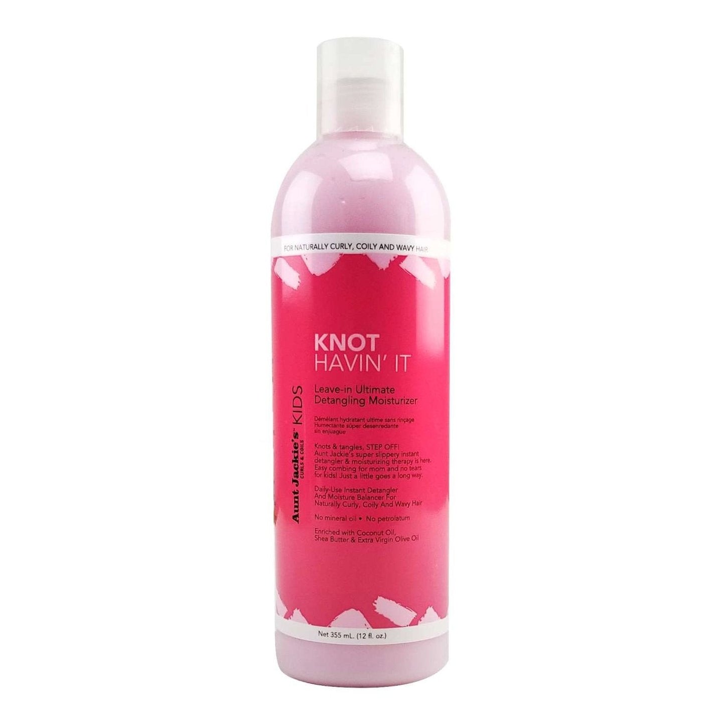 Aunt Jackies Aunt Jackies Kids Knot Havin It Leave-In Detangling Moisturizer 12 Oz