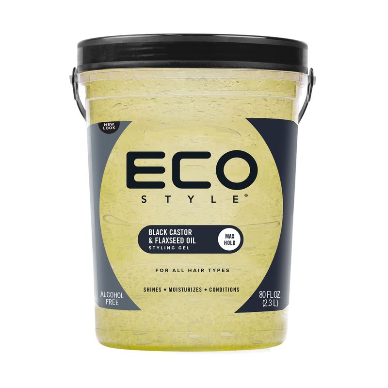 Eco Styler Styling Gel Black Castor Flaxseed Oil 5  Lbs