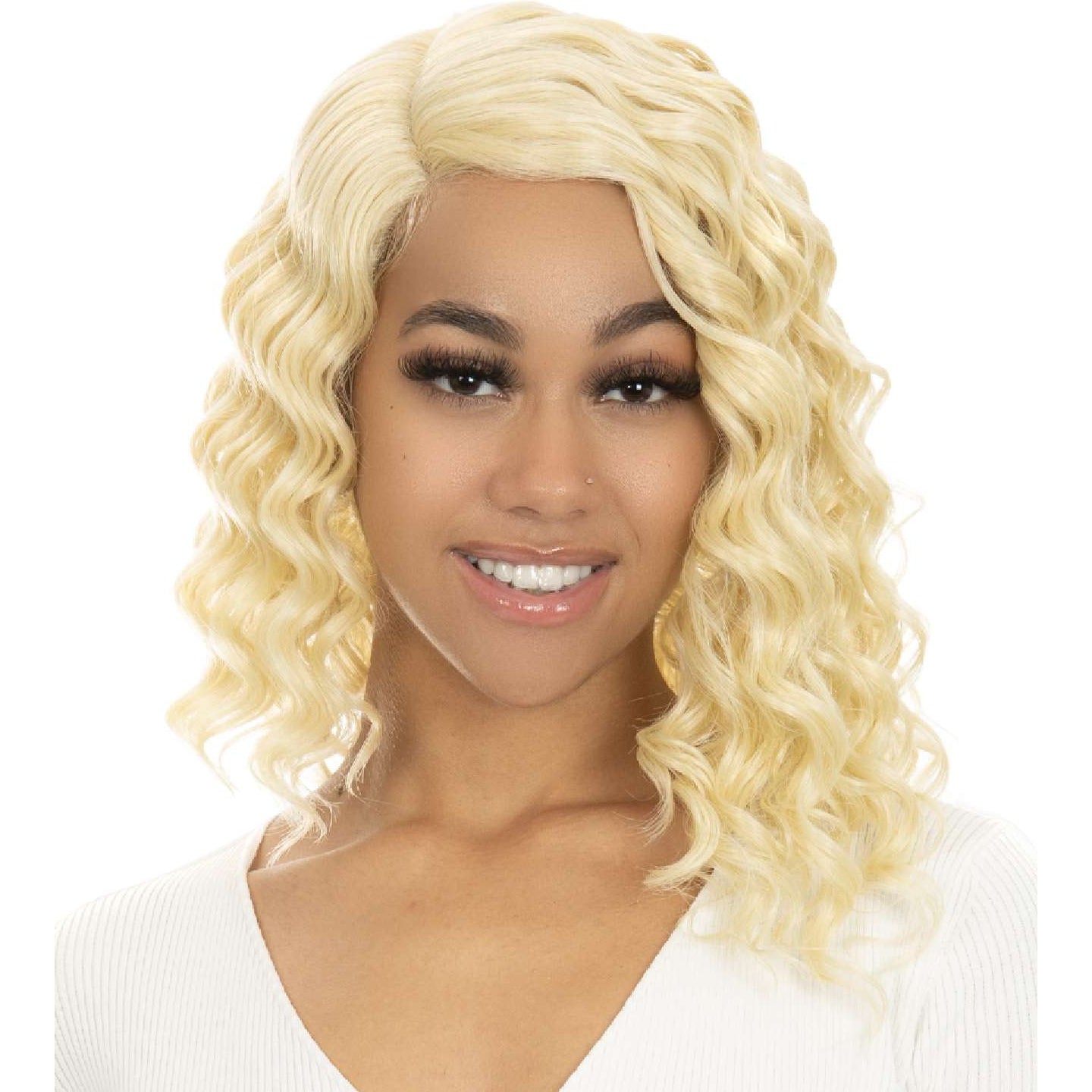 Synthetic Lace Wig Lw389 Chante-#Blonde