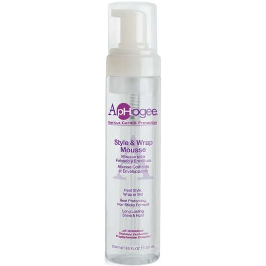 Aphogee Style Wrap Mousse 8.5 Fl Oz