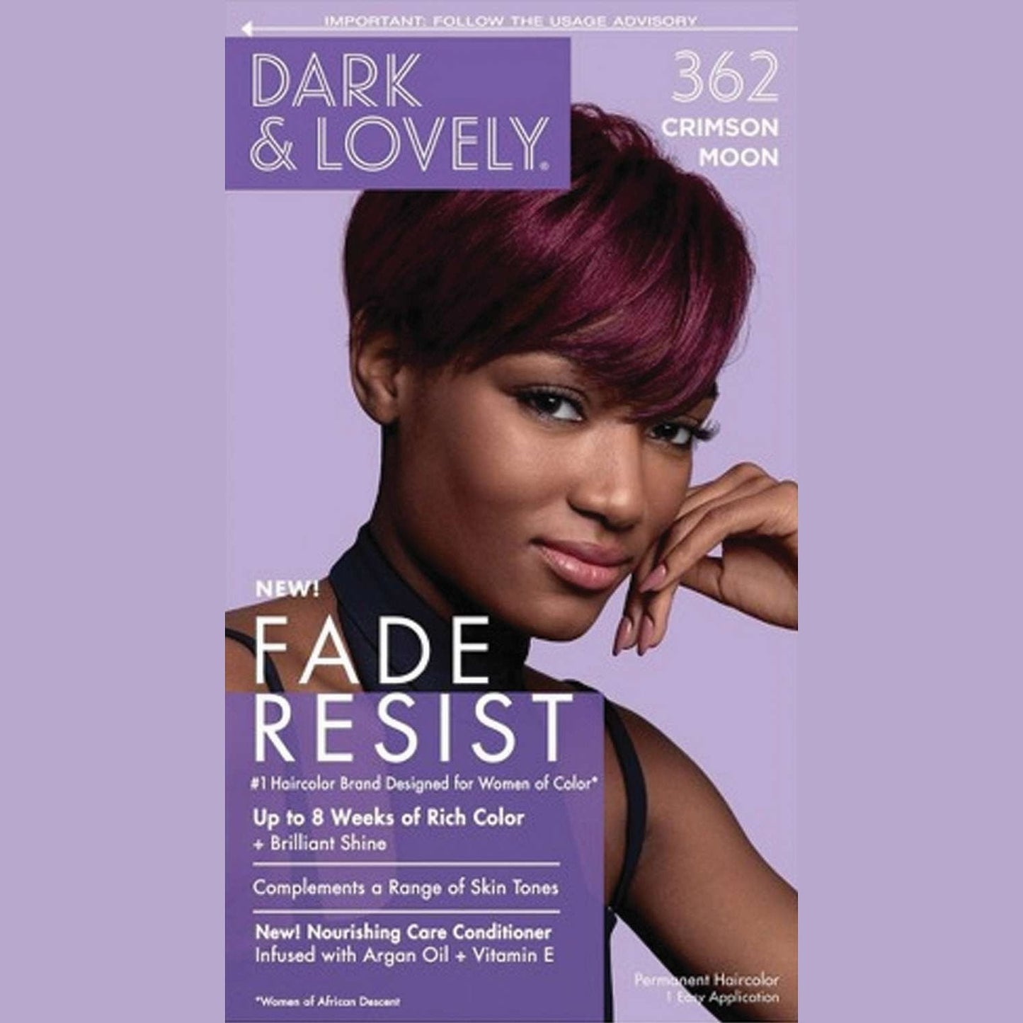 Dark  Lovely Fade Resist Crimson Moon