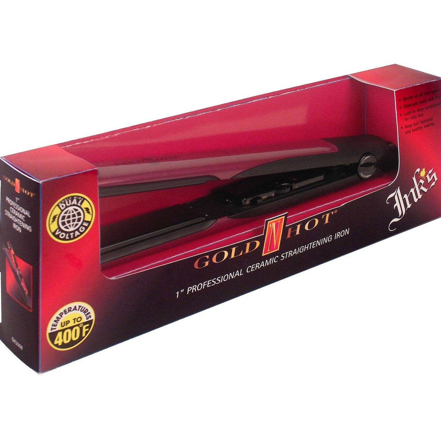 Gold N Hot Ceramic Straightening Comb 1"