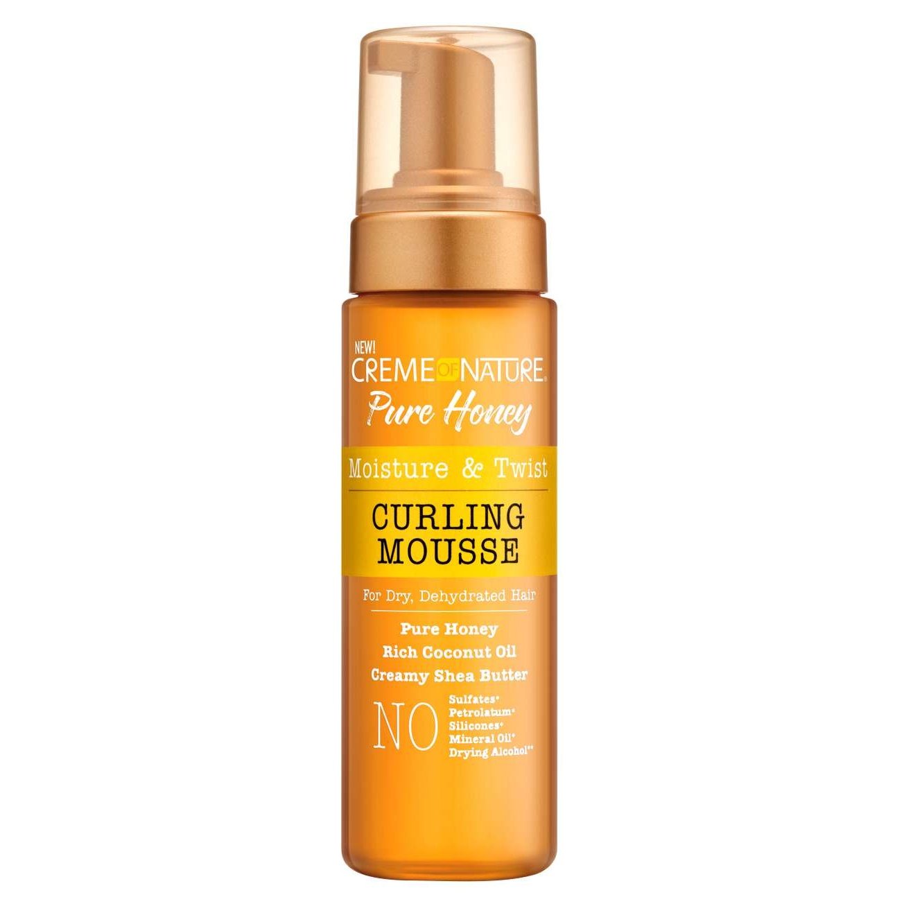 Creme Of Nature Pure Honey Moisture  Twist Curling Mousse.